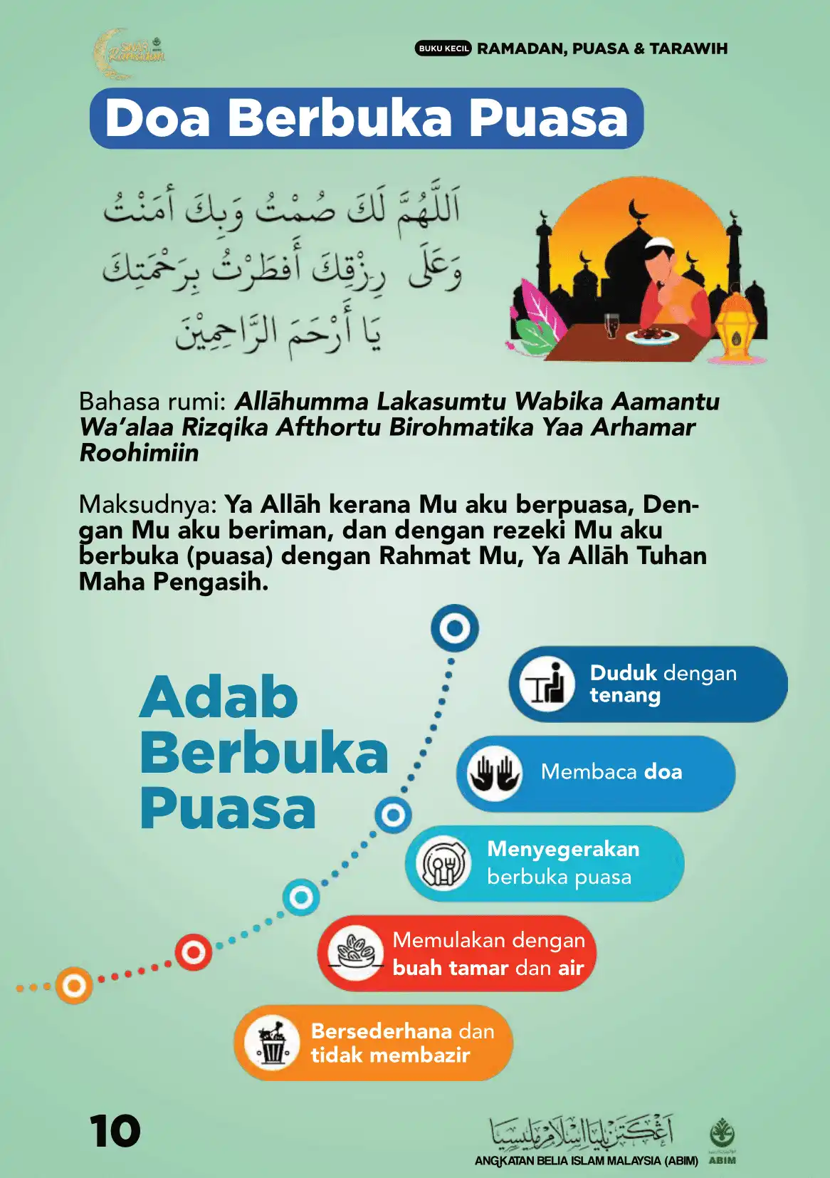 lampiran doa berbuka puasa ramadhan