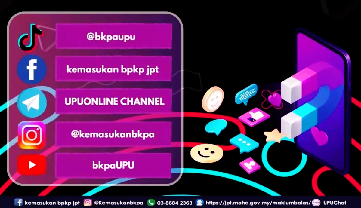sosial media upu online