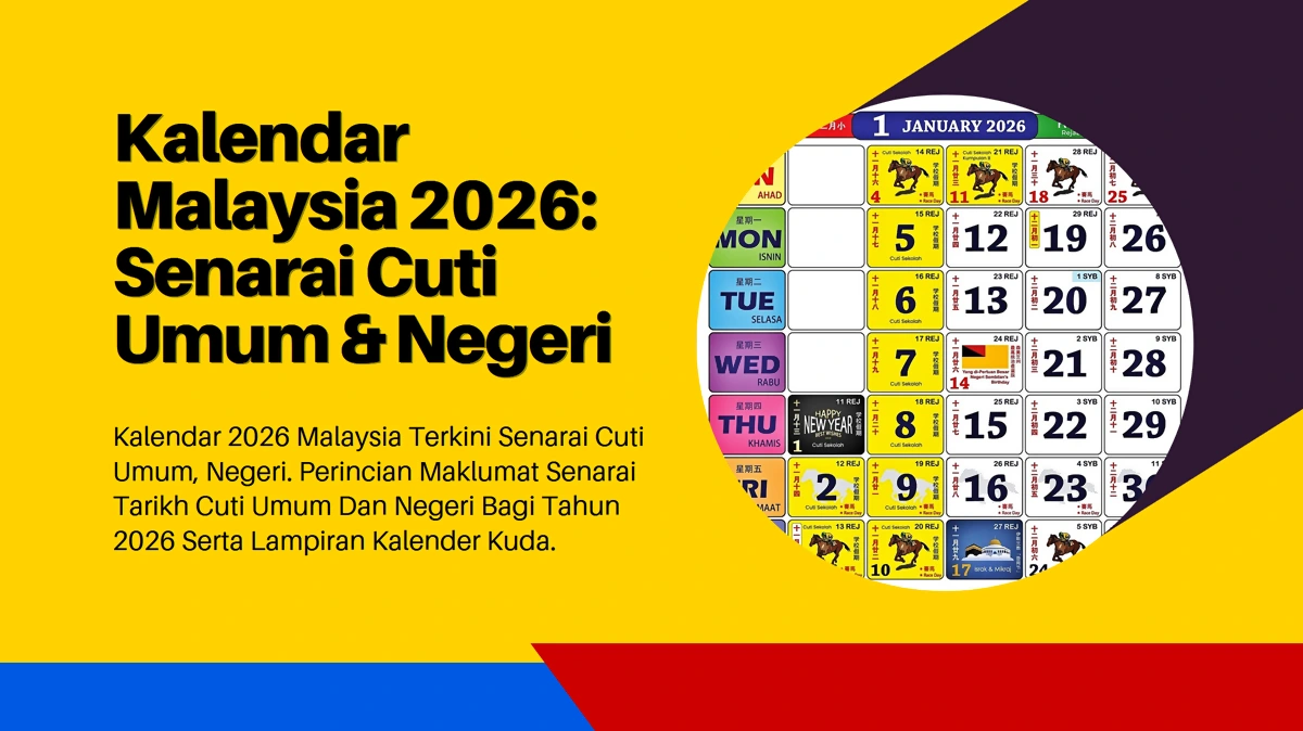 kalendar cuti 2026