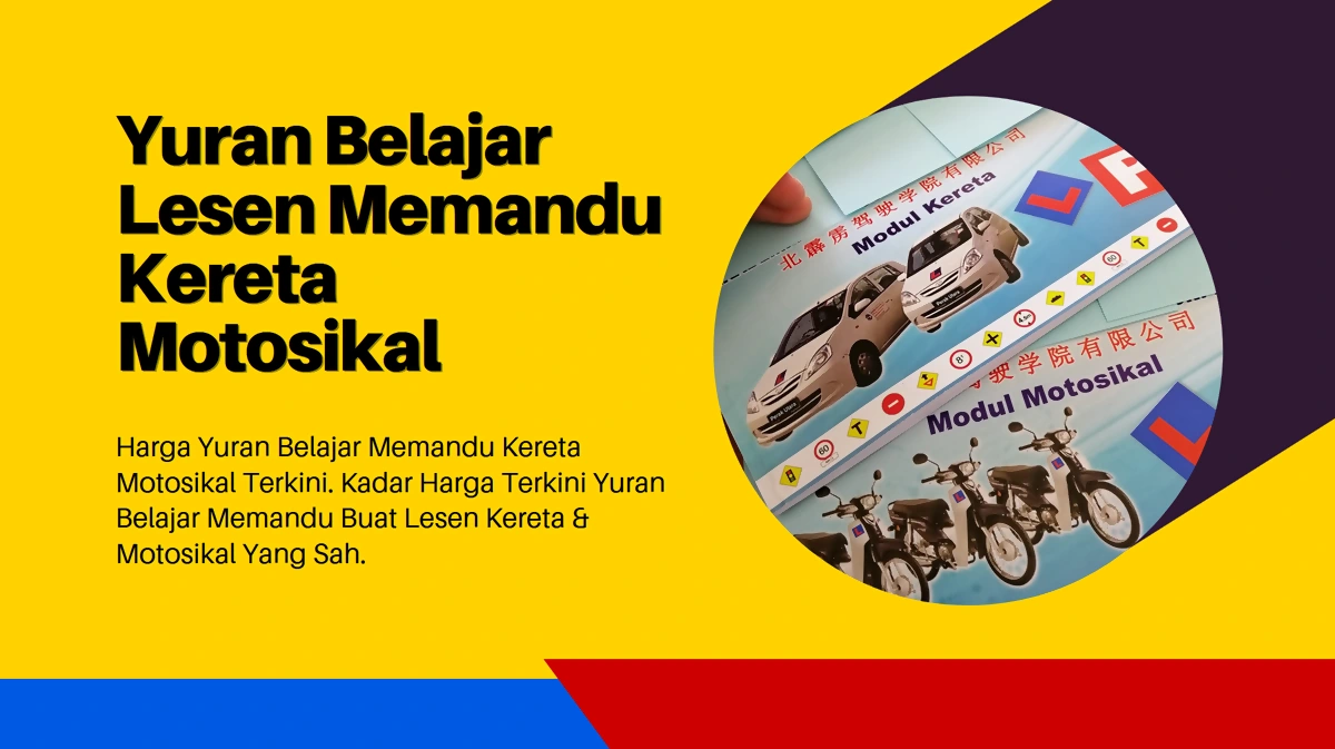 harga lesen kereta moto