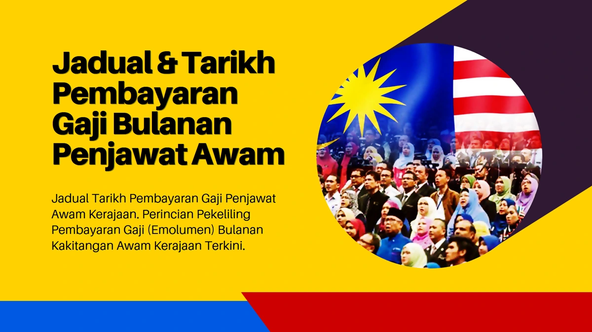 tarikh gaji kakitangan awam