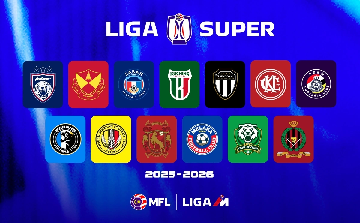pasukan liga super 2025 2026 terkini